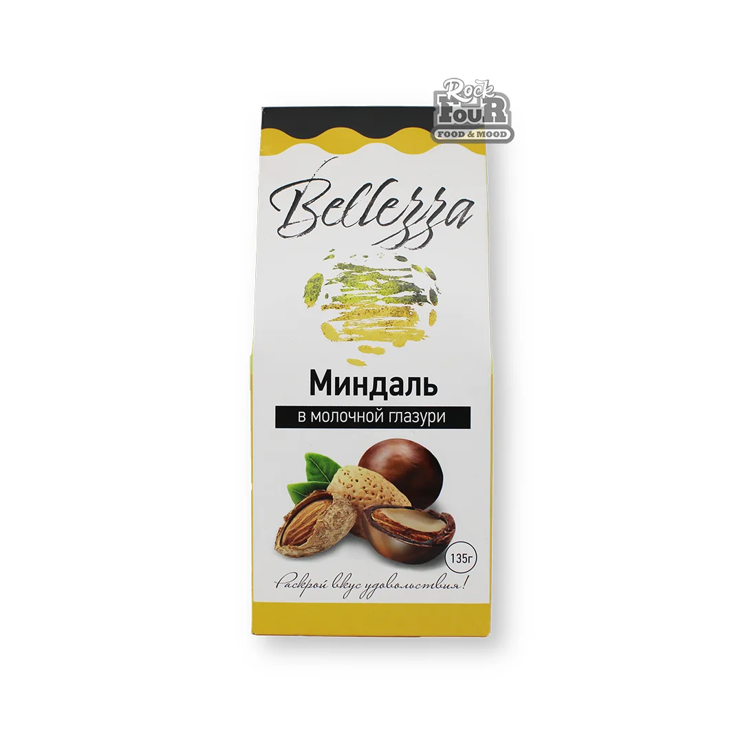 Նուշ կաթնային «Bellezza» շոկալադե ջնարակապատ 135գ